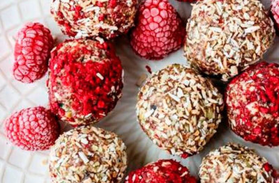 CBD Infused Raspberry Energy Bites Recipe